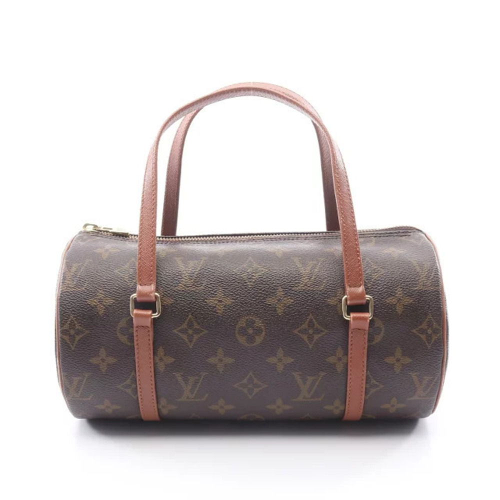 Louis Vuitton Papillon handbag canvas leather Monogram brown